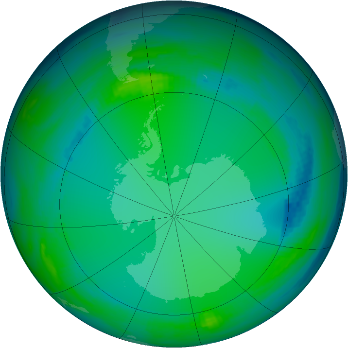 Ozone Map 1986-07-03